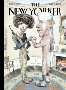 New Yorker satirical Obama cover