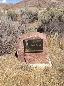 Split Rock sign