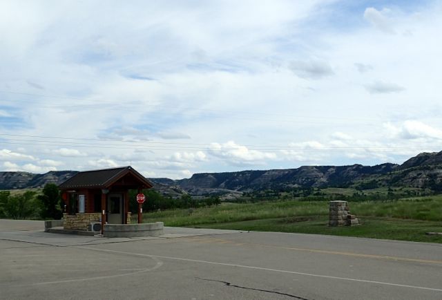 Entrance to Theodore Roosevelt National Park - North Unit in North Dakota