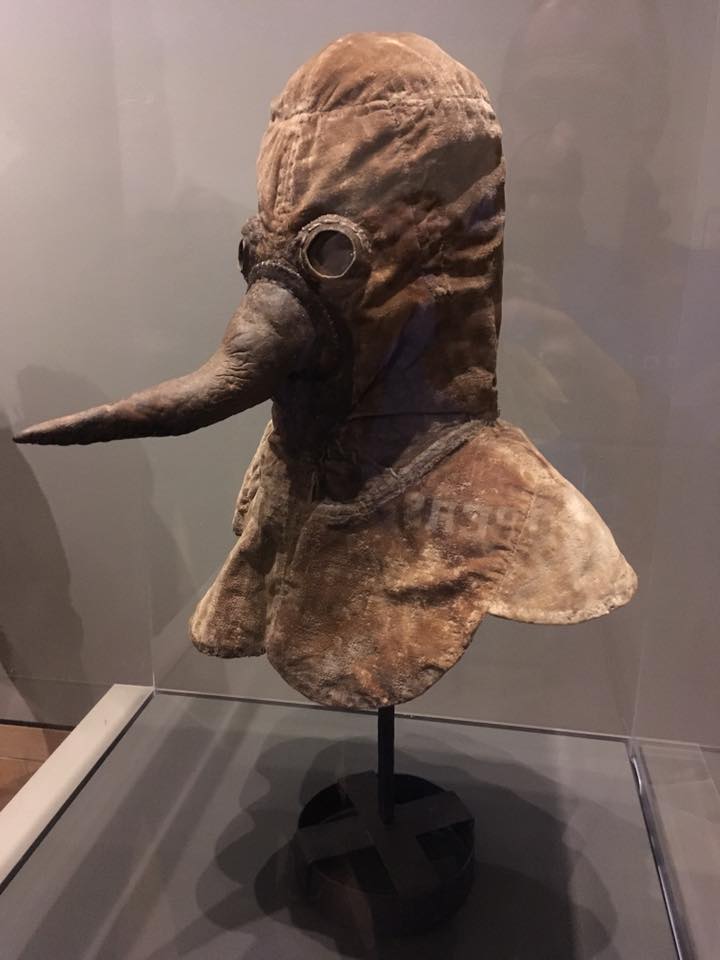 A doctor's plague mask.