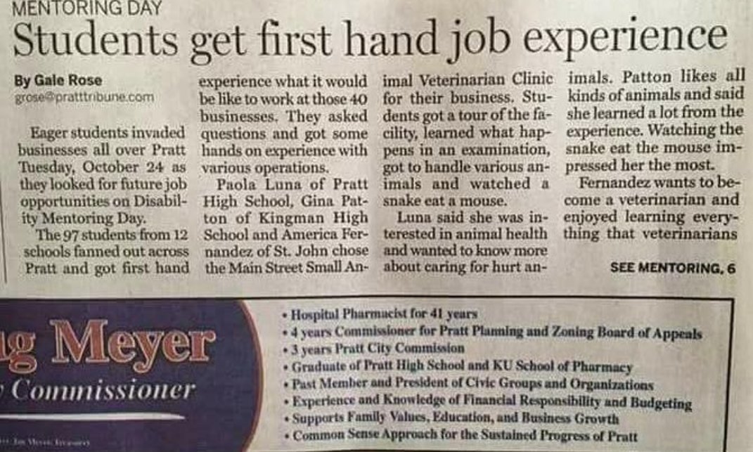 Students get first hand job experience
