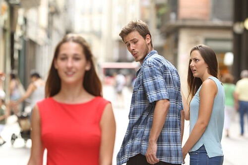 The Original Distracted Boyfriend Photo