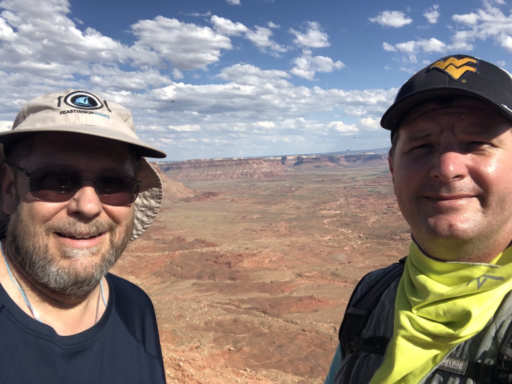 Ralph and Howard at the Needles Overlook