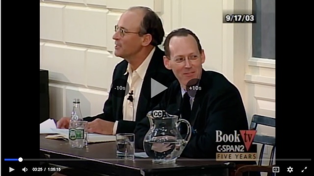 Tracy Kidder / Paul Farmer C-SPAN Video