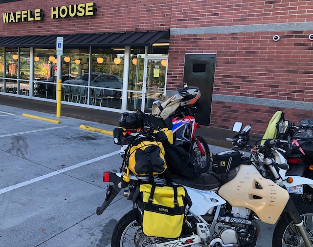 Waffle House with motorcycles