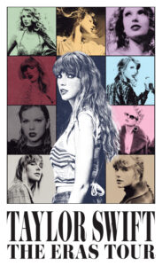 Taylor Swift The Eras Tour with multiple photos of TS