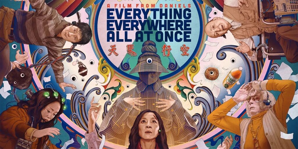 Everything Everywhere All at Once poster.