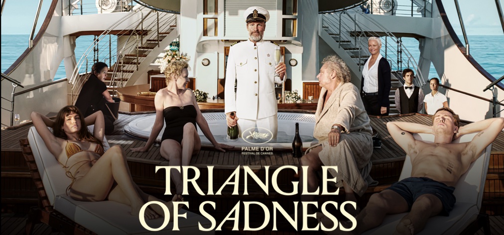 Triangle of Sadness movie poster.