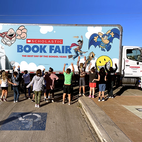 Scholastic Book Fair sign